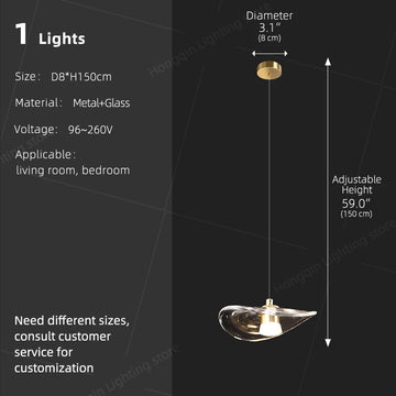 lustre suspension moderne pierre verre transparente doré hall villa loft haut