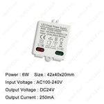 driver led 12v 10w 830ma 12w 24v 500ma blanc moderne