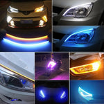 bande lumineuse led rouge bleu vert adhésive jour clignotants moderne câbles