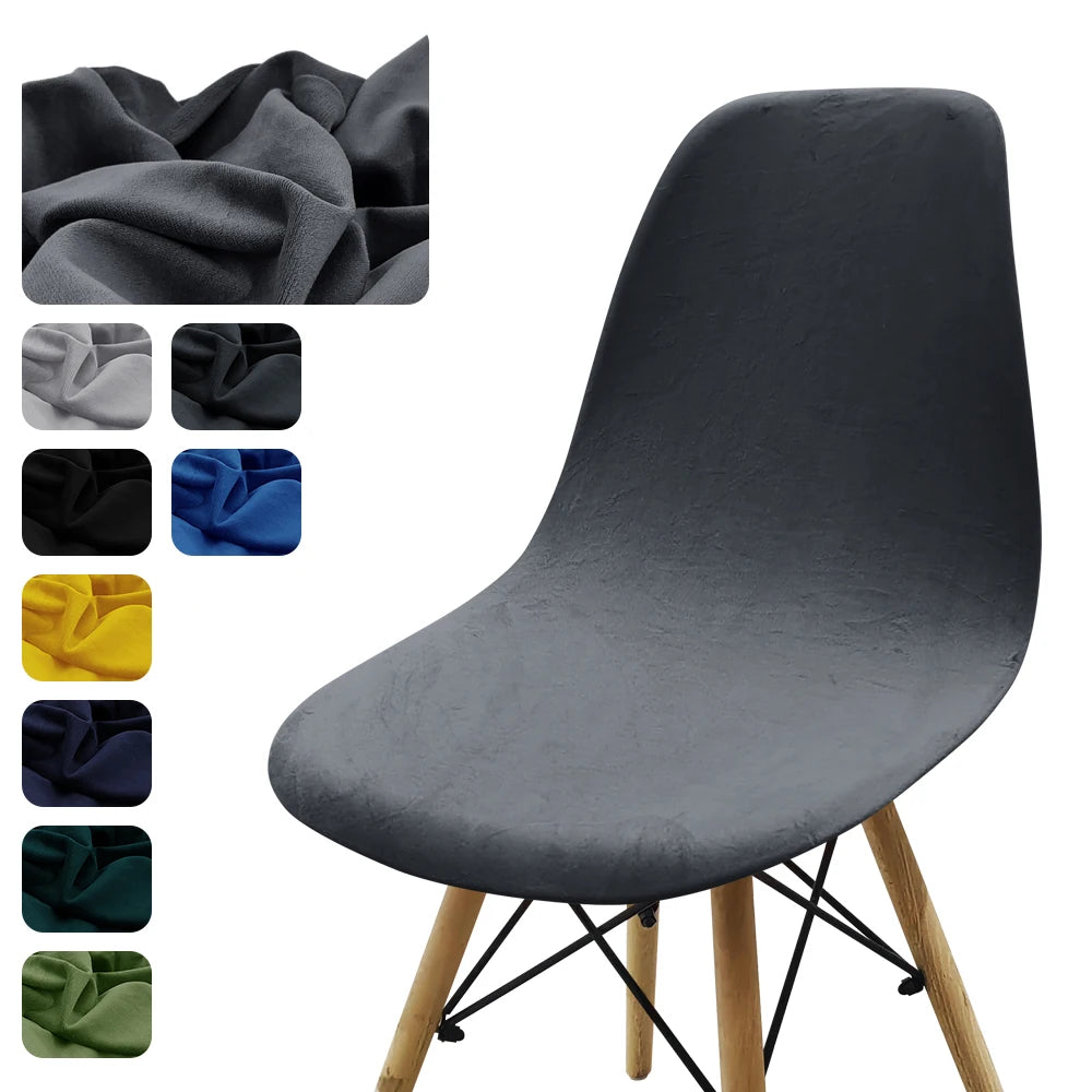 housse chaise velours moderne gris noir blanc jaune bordeaux 32 45cmversible festive