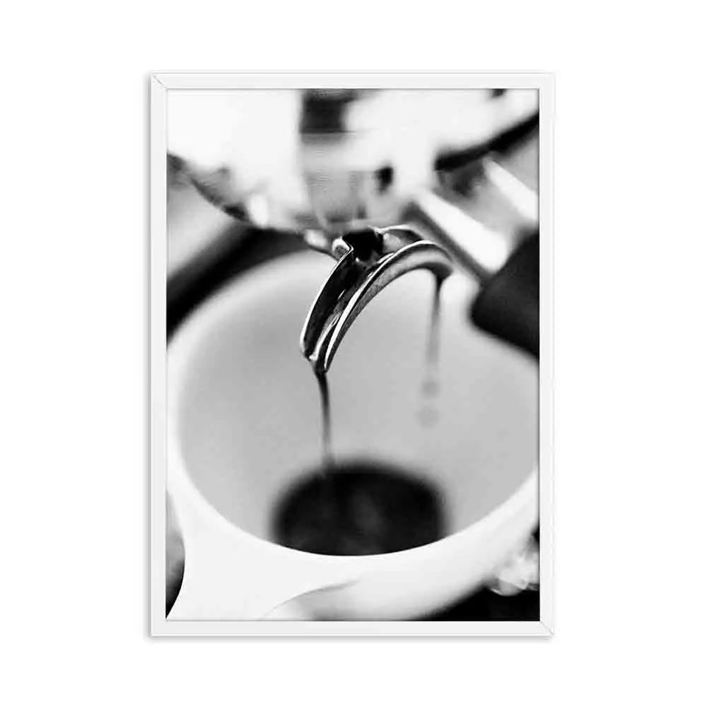 affiche minimaliste texte épices citron moderne sans cadre toile 20x30cm