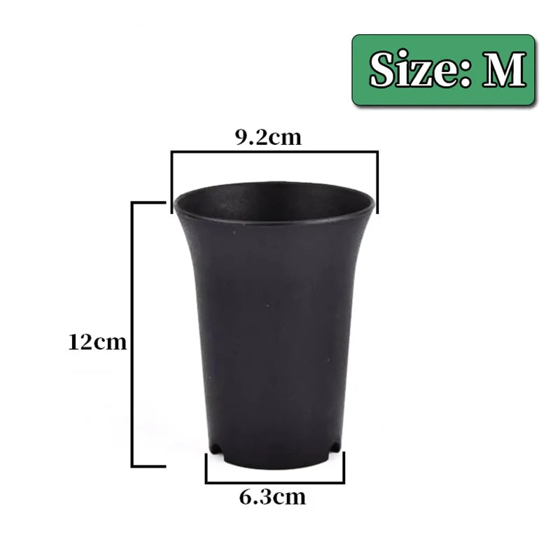 pot fleurs rond moderne fibre végétale blanc noir bac jardin intérieur extérieur décoration maison