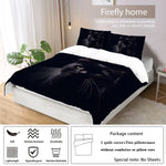 Housse de couette polyester chat noir Halloween Ombre Interieur