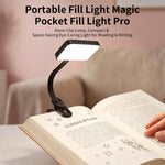 lampe lecture rechargeable led pinces noir réglable intensité moderne compact