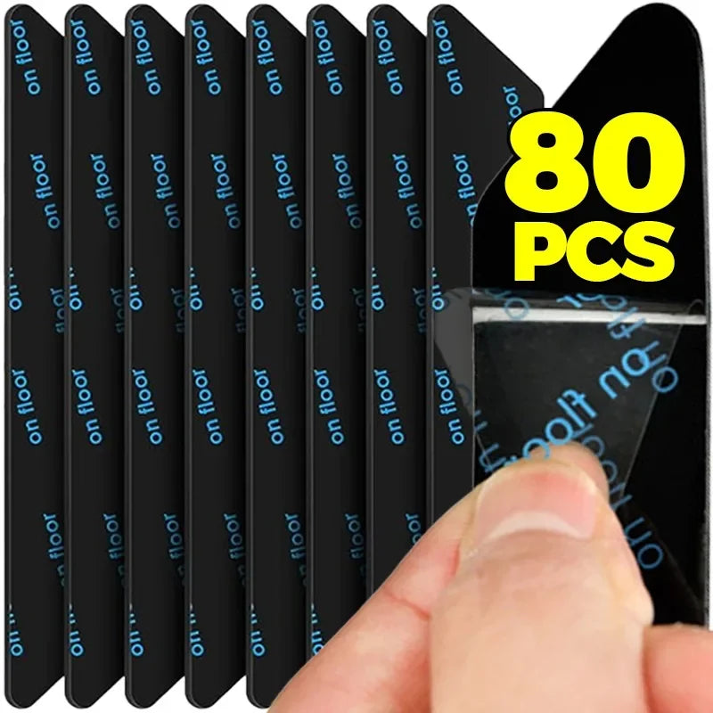 adhesive anti slip tape clips black printed blue practical 130x25mm