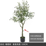 plantes artificielles vertes tronc gris brun moderne decoration intérieure anniversaire exposition sans pot faux