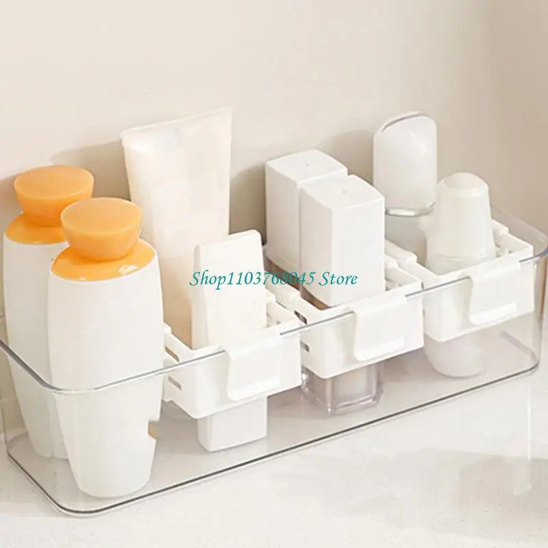 organisateur rangement blanc moderne adhésif perforations support cuisine fridge pratique