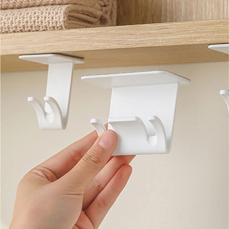 porte brosses dents gobelets mural réutilisable blanc moderne salle bain minimaliste fixe sous meuble