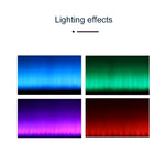 lampe murale noire moderne effet scène rgb led 36v dmx contrôle affichage professionnel