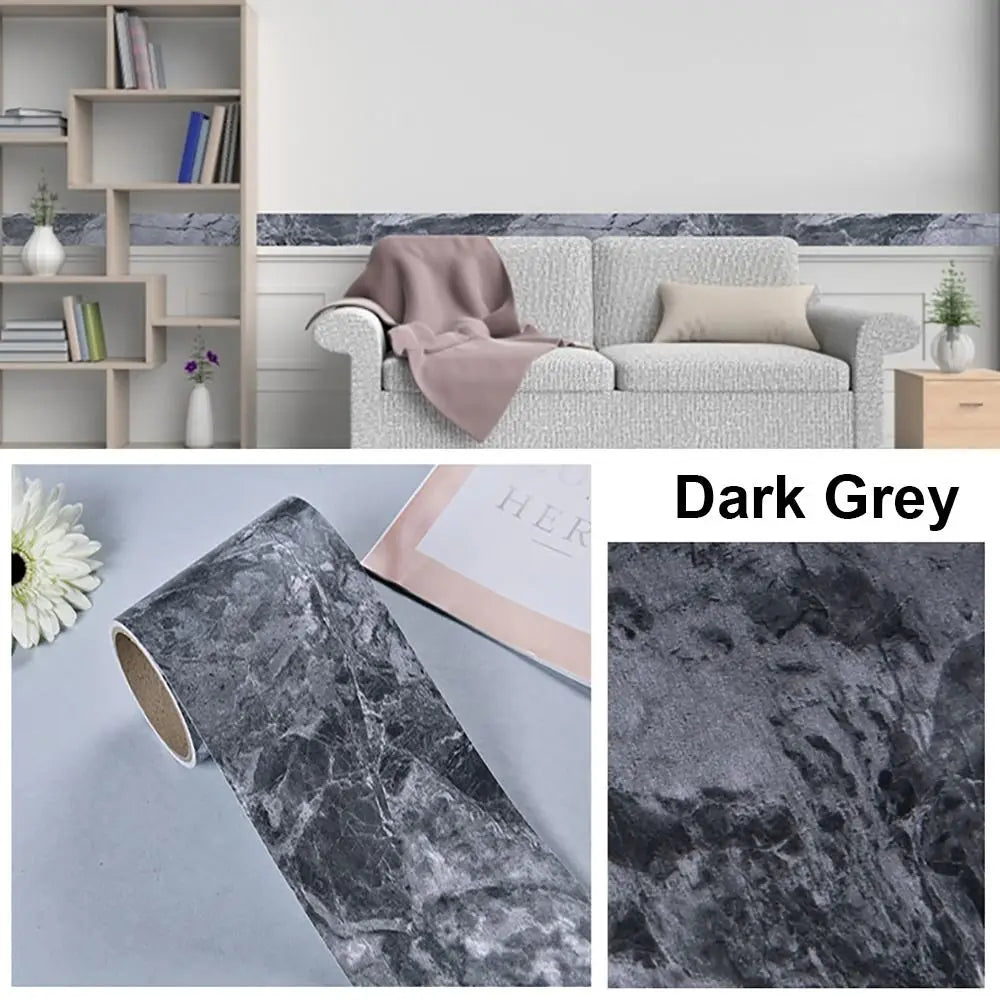 ruban adhésif décoratif marbre moderne adhésif vinyle pvc noir blanc gris or rose bleu