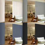 rideau moderne rayures verticales blanc gris bleu noir opacifiant insonorisation chambre salon