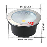 éclairage led spot moderne câble noir 20w 30w 50w ip68 aluminium