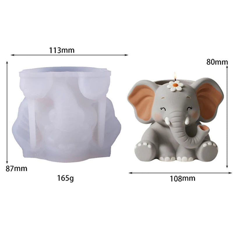 cache pot silicone forme lézard rose orange vert décoratif animalier succulente fleur artificielle