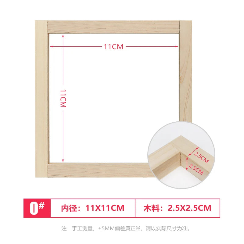 cadres bois naturel rustiques simples A3 A4 A5 six pièces variées dimensions