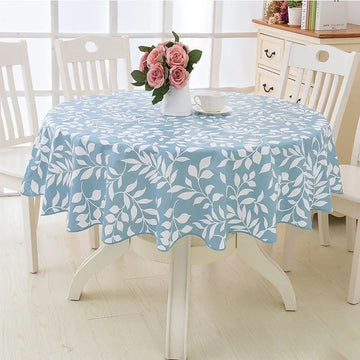 nappe carrée blanche beige motif géométrique moderne élégante tissu imperméable lavable table salle manger