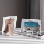 cadre photo marin coquillages voilier plage décoration intérieure bois filets pêche étoiles mer thuyền