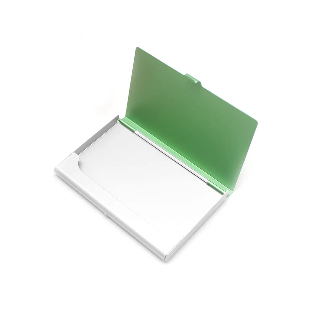 porte cartes réutilisable métal coloré rose doré moderne clip