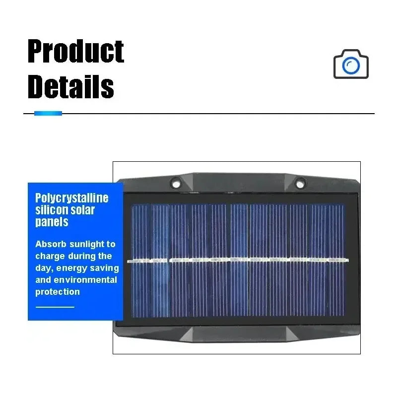 applique murale led solaire ip65 contemporaine éclairage extérieur panneaux solaires polycristallins noir