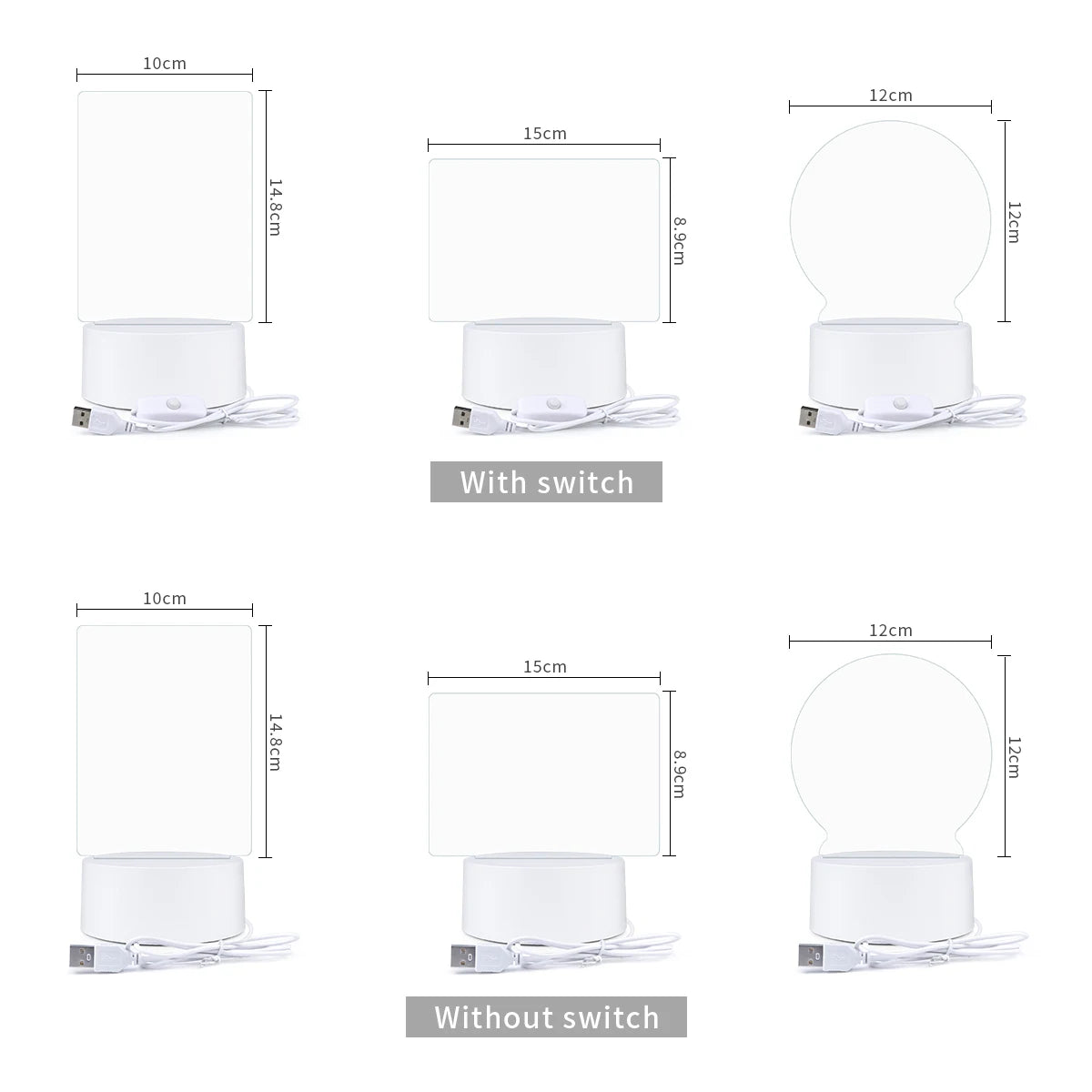 lampe led écriture réinscriptible moderne décoration chambre coucher usb rechargeable ludique