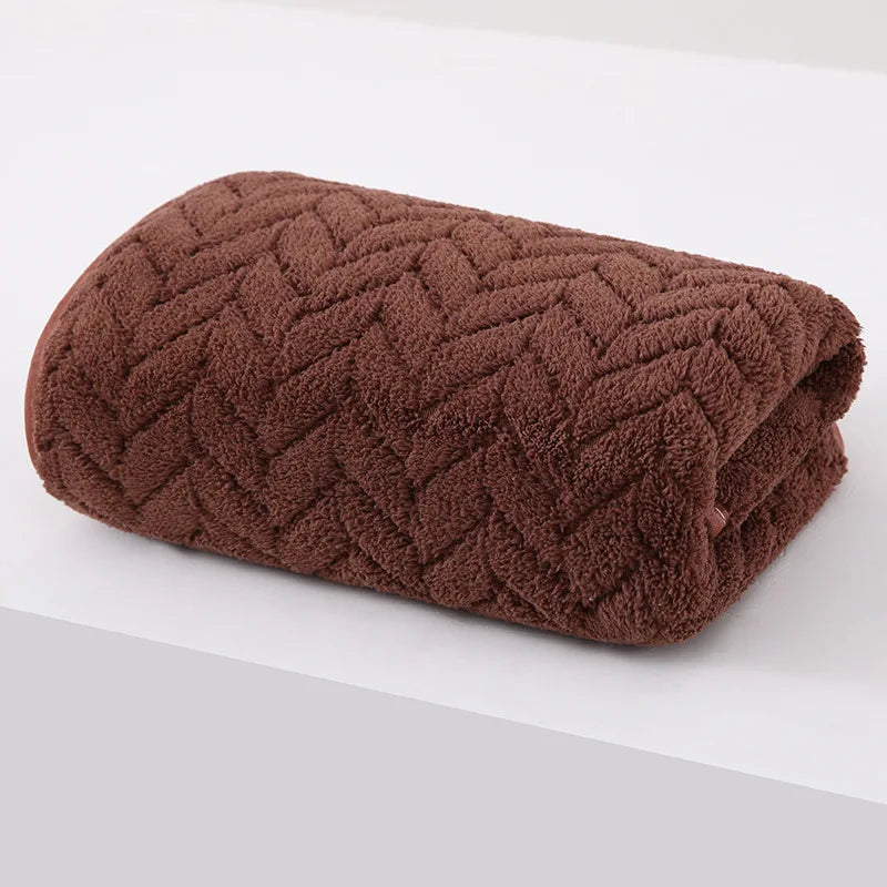 serviettes bain rapide séchage tissu microfibre tissage chevrons couleurs multiples modernes dimensions variées