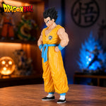 figurine dragon ball yamcha jaune bleu noir brillante détaillée collection décoration opaque réaliste