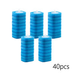 Brosse toilette jetable blanche bleue moderne pratique adhésive interchangeables fluides nettoyants
