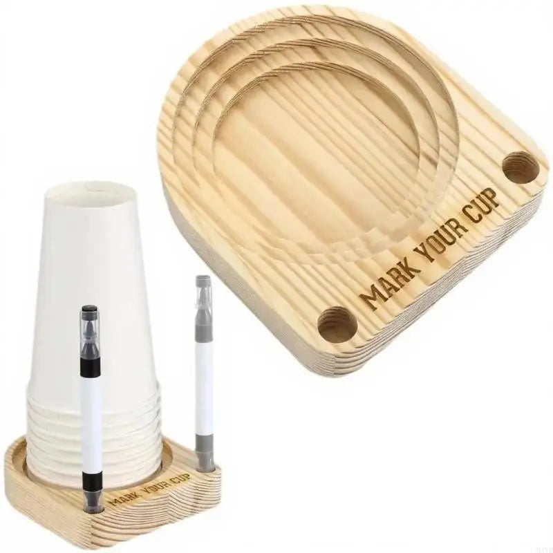 support tasses bois fentes stylos organisation moderne cuisine