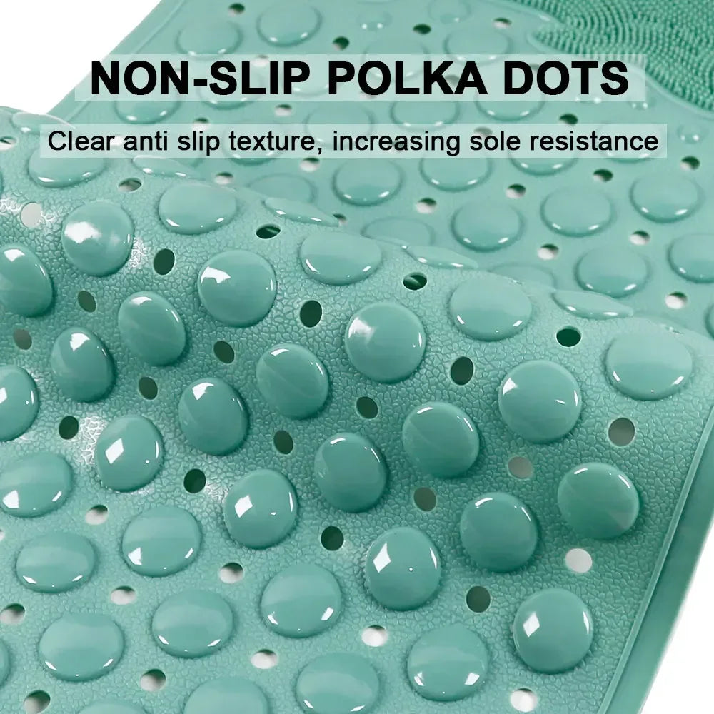 tapis bain anti dérapant moderne vert motif requin suction puissante salle bain respectueux environnement