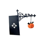 lampe suspendue vintage noir sorcières gravure lanterne chaîne rétro décoration halloween