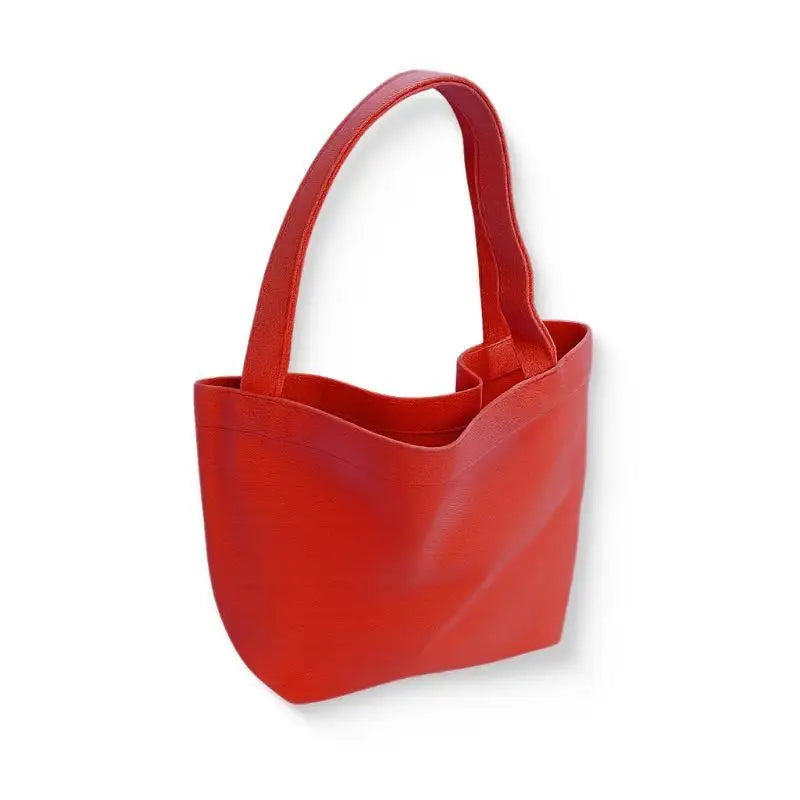 sac main uni moderne poignées jaune rose bleu rouge noir blanc nylon