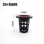 pot plante hydroponique maille plastique blanc noir culture sans sol pépinière