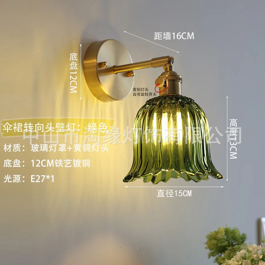 lampe murale moderne or transparente rayures horizontales vintage entrée cuisine salle manger