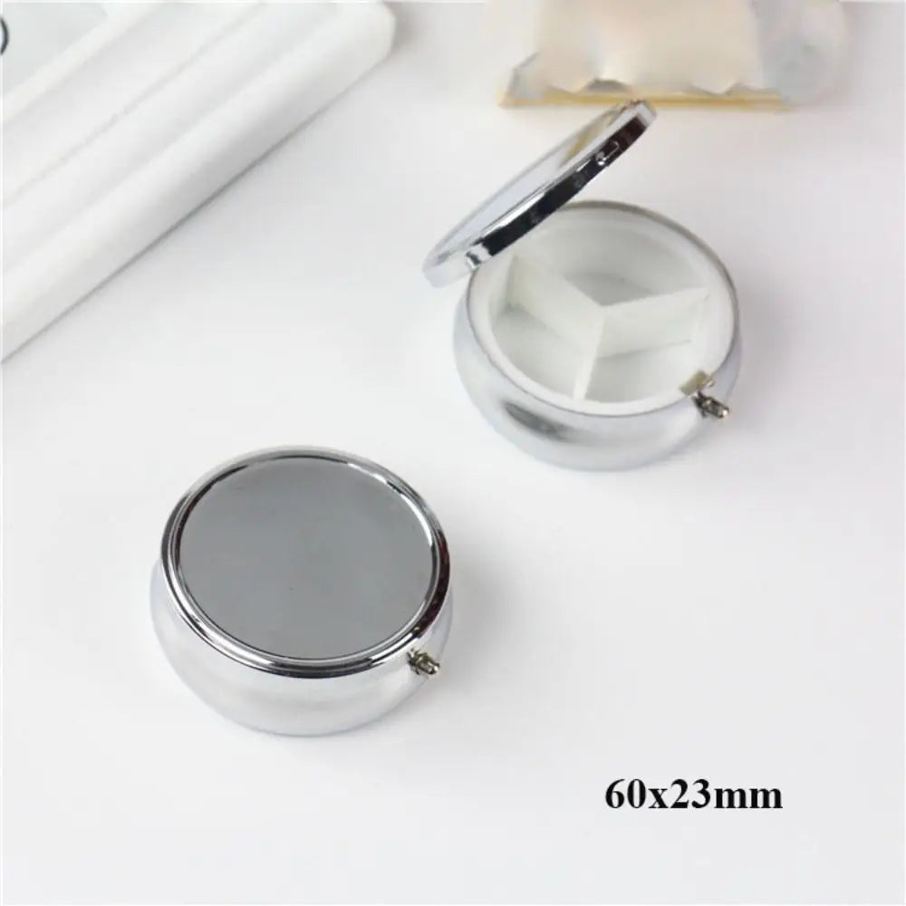 boîte rangement outils portable argenté blanc moderne compact empilable respectueux environnement deux sections compartments
