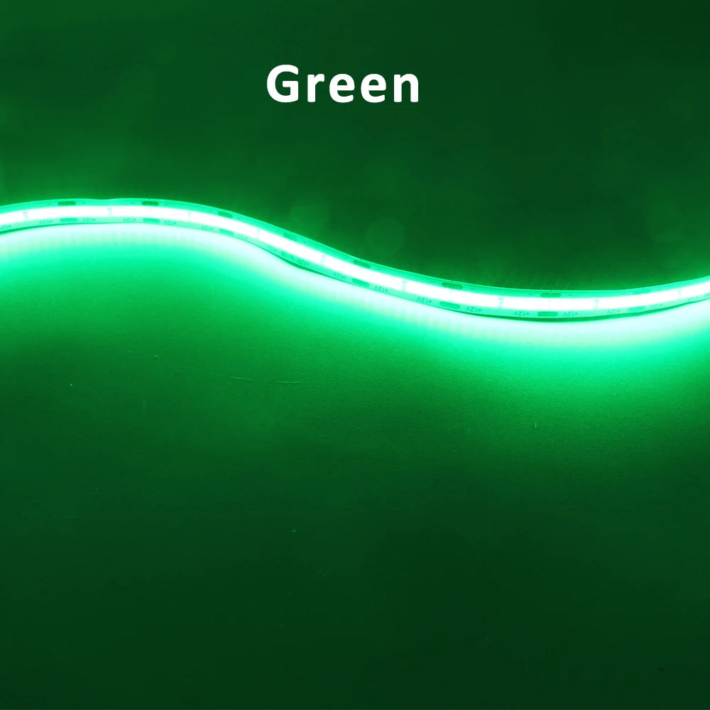 ruban led cob blanc chaud froid naturel rouge vert bleu moderne adhésif 12v 50000h
