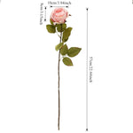 bouquet roses artificielles classique mariage intérieur blanc crème rose pale verte