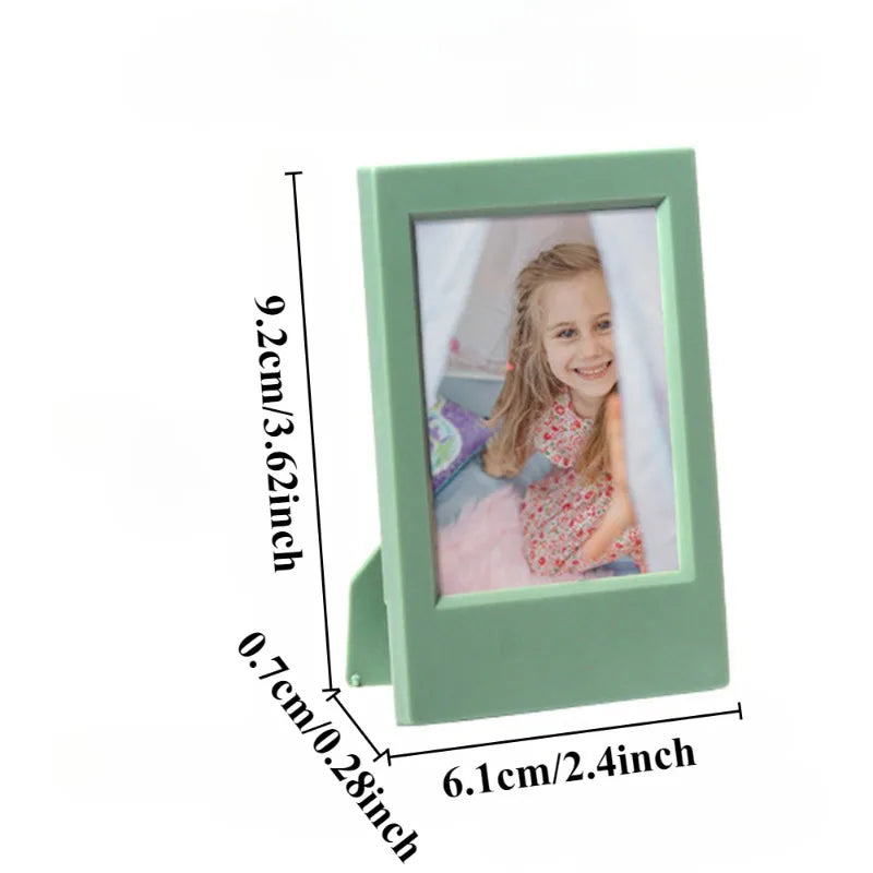 mini cadres photo polaroid couleur pastel moderne pièces jaune rose violet vert bleu gris