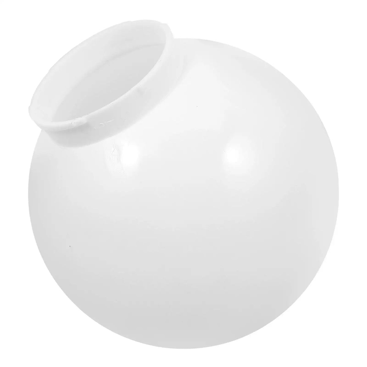 abat jour luminaire blanc lisse opaque classique décoration extérieure globe lampadaire fixations multiples