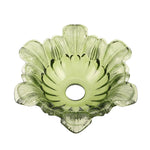 cache lampe fleur vert clair moderne rayures verticales opacité table lampes suspension lumière douille