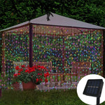 rideau lumineux led extérieur 300cm 300leds blanc multicolore moderne clips