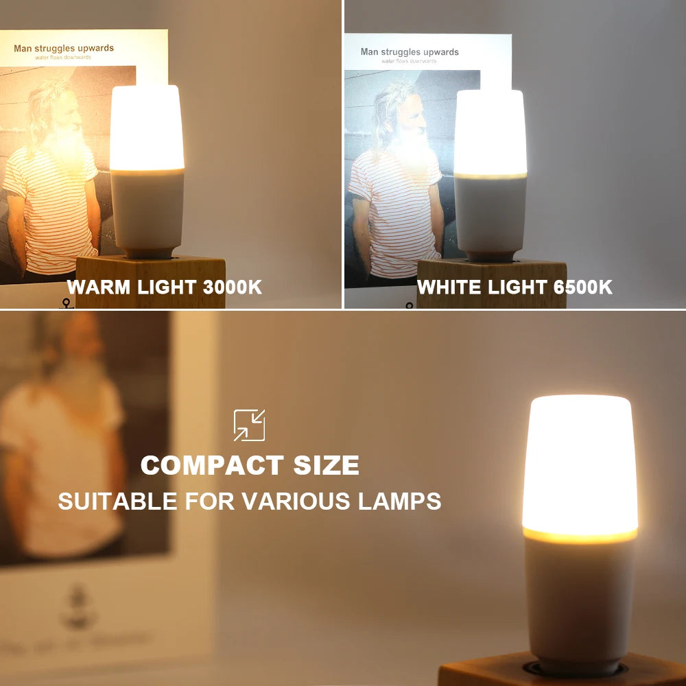 ampoules led e27 blanc chaud lumiere moderne minimaliste 6500k 3000k 38w 28w 18w 9w
