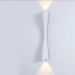 lampe murale moderne led or noir blanc contemporain éclairage maison fixations courbes opaques 24v
