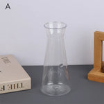 vases transparents rayés modernes décoration table maison fêtes mariage banquets
