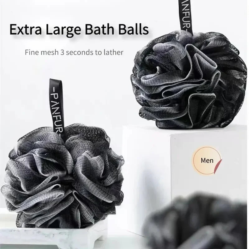 boule bain douce maille fine moderne noir rose blanc durable absorbant