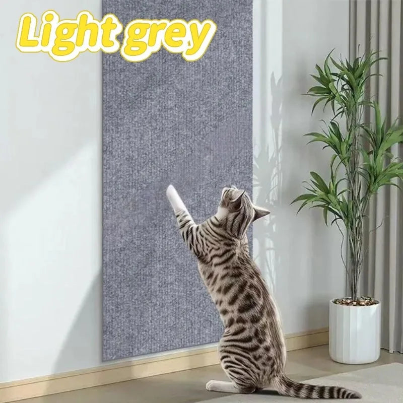 tapis anti griffes chat tissu adhésif protection canapé moderne gris beige adjustable