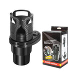 porte gobelets auto extensibles noir fibre carbone moderne utilitaire fixations vis
