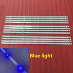 bande lumineuse led blanc bleu moderne fixation connecteur électrique aluminium