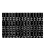 tapis protection induction silicone anti dérapant moderne motif géométrique noir 78x52cm