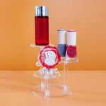présentoir transparent moderne adhésif support rond supports circulaires figurines bouteilles vernis