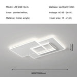 plafonnier led blanc moderne contemporain 42w 52w 45w 55w 103w