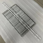 bande led rétroéclairage téléviseur samsung argenté aluminium connecteurs fixation moderne